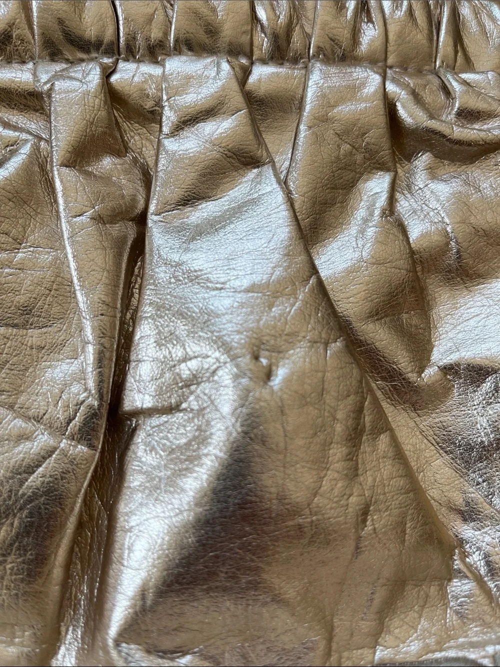 Dkny metallic gold
